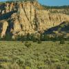 Sage flats and slickrock.